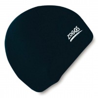 Шапочка для плавання Zoggs Silicone чорна дитяча 3524