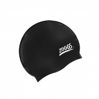 Шапочка для плавання Zoggs Silicone Cap чорна 3468