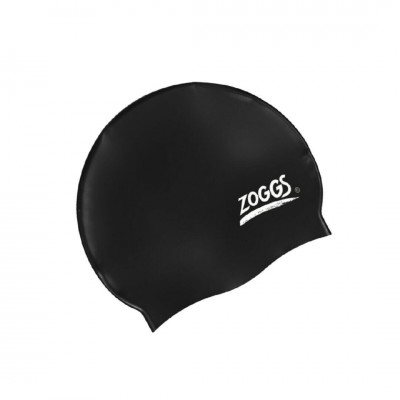 Шапочка для плавання Zoggs Silicone Cap чорна 3468