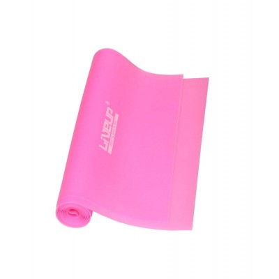 Эспандер лента LiveUp TPE BAND, 120х15см (4,5кг), розовый 614