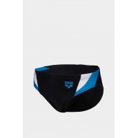 Плавки-сліпи для хлопців Arena SWIM BRIEFS PANEL чорний, білий, блакитний Діт 128см 2613