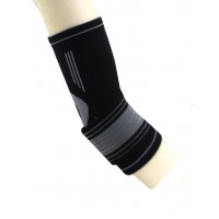 Фіксатор ліктя LiveUp ELBOW SUPPORT, M, чорний/сірий 537