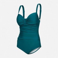 Купальник закрытый для женщин Aqua Speed OLIVIA 60117 темно-зеленый Жен 50(5XL) 1289