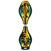 Вейвборд Schildkrot Schildkrot Waveboard Good Vibes Graffiti, Max: 80 кг, черный, мультиколор 3537