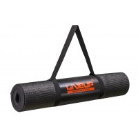 Килимок для йоги LiveUp YOGA MAT TOTAL BLACK, 180x61x0.4см, чорний 543