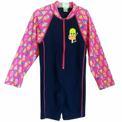 Костюм детский из лайкры Zoggs Ice Friends Long Sleeve All In One UPF 50+ 6 лет 3246