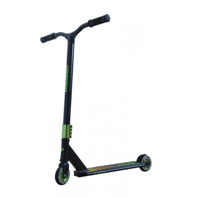 Самокат трюковой Schildkrot Schildkrot Kickless, Max:100 кг, черно-зеленый 3533