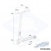 Самокат трюковий Schildkrot Schildkrot Kickless, Max:100 кг, чорно-зелений 3533