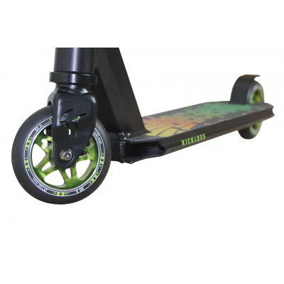 Самокат трюковий Schildkrot Schildkrot Kickless, Max:100 кг, чорно-зелений 3533