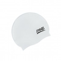 Шапочка для плавання Zoggs Silicone Cap біла 3487