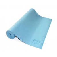 Коврик для йоги LiveUp PVC YOGA MAT, 173x61x0.4, голубой 565
