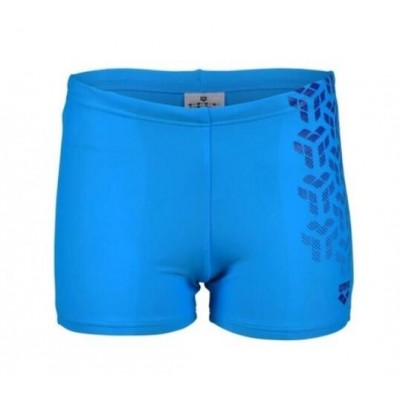 Плавки-боксеры для парней Arena KIKKO V SWIM SHORT GRAPHIC голубой Дет 116см 2939