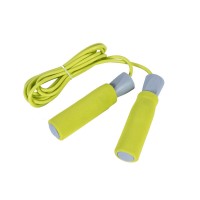 Скакалка LiveUp PVC FOAM HANDLE JUMP ROPE, 275x0.6см, жовтий 703
