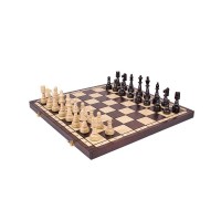 Шахматы MADON Елочные с вкладкой коричневый, бежевый Уни 46,5х46,5см 5442