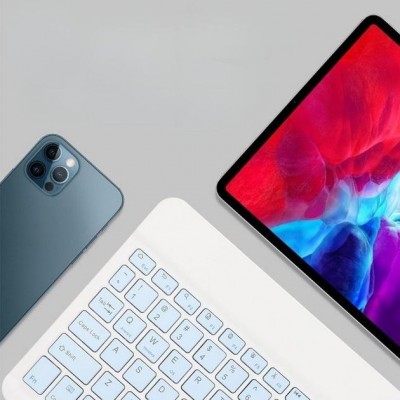 Нова міні Клавіатура та миша Bluetooth + 2.4 ГГц, Розкладка русс та Англійська