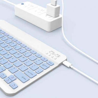 Нова міні Клавіатура та миша Bluetooth + 2.4 ГГц, Розкладка русс та Англійська