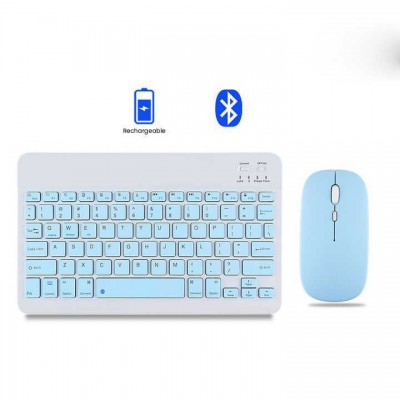 Нова міні Клавіатура та миша Bluetooth + 2.4 ГГц, Розкладка русс та Англійська